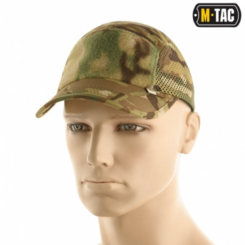 M-TAC БЕЙСБОЛКА ТАКТИЧНА 5-ПАНЕЛЬНА З СІТКОЮ MULTICAM