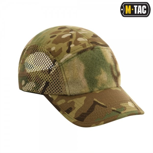 M-TAC БЕЙСБОЛКА ТАКТИЧНА 5-ПАНЕЛЬНА З СІТКОЮ MULTICAM
