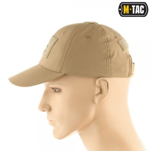 M-TAC БЕЙСБОЛКА ТАКТИЧНА FLEX РІП-СТОП PIRATE SKULL KHAKI