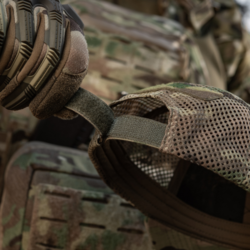 M-TAC БЕЙСБОЛКА ТАКТИЧЕСКАЯ С СЕТКОЙ ТРОЙКА NYCO EXTREME MULTICAM