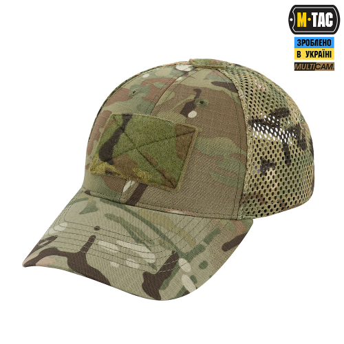 M-TAC БЕЙСБОЛКА ТАКТИЧЕСКАЯ С СЕТКОЙ ТРОЙКА NYCO EXTREME MULTICAM