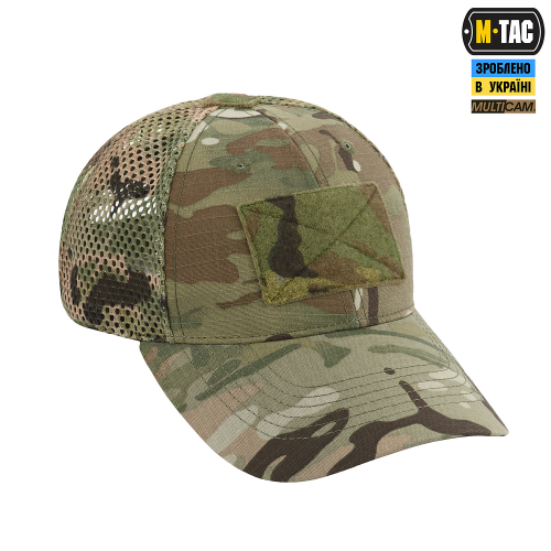 M-TAC БЕЙСБОЛКА ТАКТИЧЕСКАЯ С СЕТКОЙ ТРОЙКА NYCO EXTREME MULTICAM