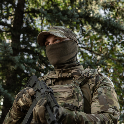 M-TAC БЕЙСБОЛКА ТАКТИЧЕСКАЯ С СЕТКОЙ ТРОЙКА NYCO EXTREME MULTICAM