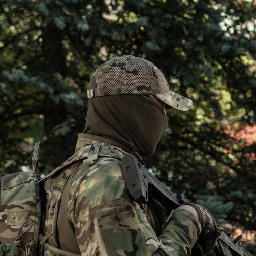 M-TAC БЕЙСБОЛКА ТАКТИЧЕСКАЯ С СЕТКОЙ ТРОЙКА NYCO EXTREME MULTICAM