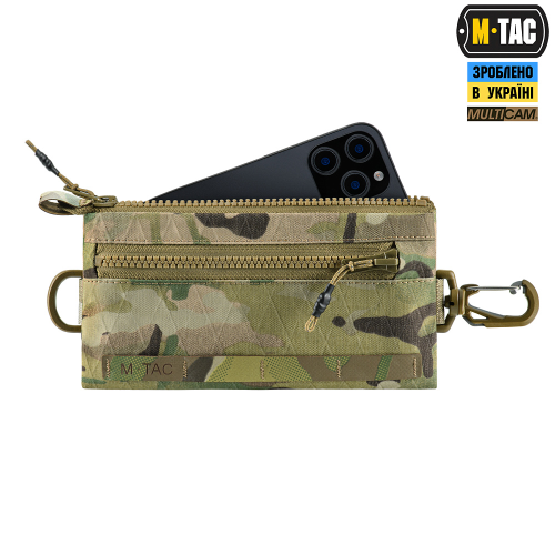 M-TAC ГАМАНЕЦЬ ГОРИЗОНТАЛЬНИЙ З КАРАБІНОМ X-PAC ELITE MULTICAM