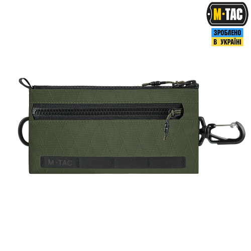 M-TAC КОШЕЛЕК С ГОРИЗОНТАЛЬНЫЙ С КАРАБИНОМ X-PAC ELITE RANGER GREEN