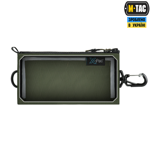 M-TAC КОШЕЛЕК С ГОРИЗОНТАЛЬНЫЙ С КАРАБИНОМ X-PAC ELITE RANGER GREEN
