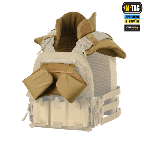 M-TAC ГОРЖЕТ С БАЛЛИСТИЧЕСКИМИ ПАКЕТАМИ 1 КЛАСС (FMS) ДЛЯ CUIRASS QRS COYOTE