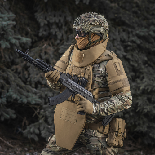 M-TAC ГОРЖЕТ С БАЛЛИСТИЧЕСКИМИ ПАКЕТАМИ 1 КЛАСС (FMS) ДЛЯ CUIRASS QRS COYOTE