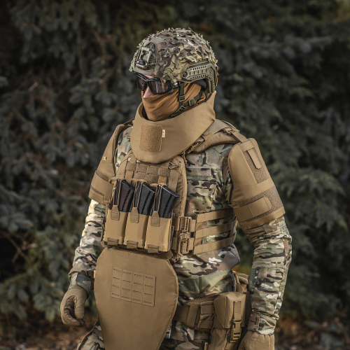 M-TAC ГОРЖЕТ С БАЛЛИСТИЧЕСКИМИ ПАКЕТАМИ 1 КЛАСС (FMS) ДЛЯ CUIRASS QRS COYOTE