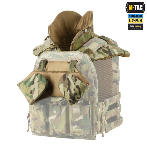 M-TAC ГОРЖЕТ З БАЛІСТИЧНИМИ ПАКЕТАМИ 1 КЛАС (FMS) ДЛЯ CUIRASS QRS MULTICAM