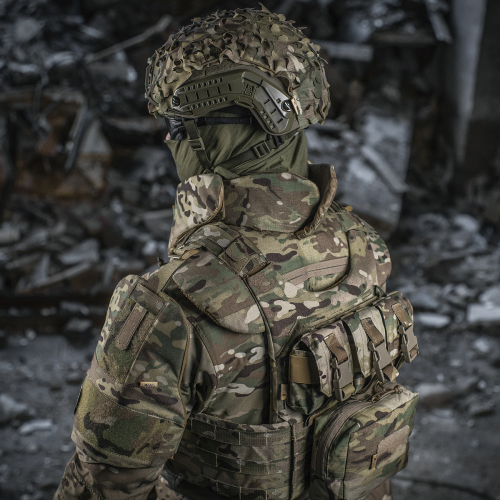 M-TAC ГОРЖЕТ З БАЛІСТИЧНИМИ ПАКЕТАМИ 1 КЛАС (FMS) ДЛЯ CUIRASS QRS MULTICAM