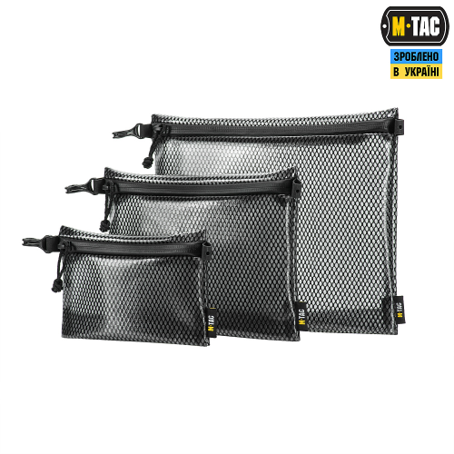 M-TAC КОМПЛЕКТ ОРГАНАЙЗЕРІВ ZIP POCKET SET ELITE BLACK