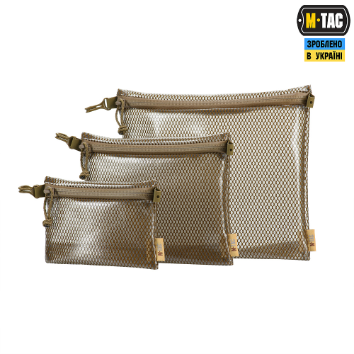 M-TAC КОМПЛЕКТ ОРГАНАЙЗЕРІВ ZIP POCKET SET ELITE COYOTE