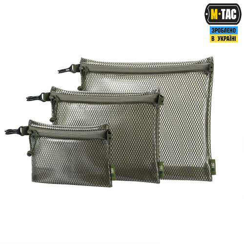 M-TAC КОМПЛЕКТ ОРГАНАЙЗЕРІВ ZIP POCKET SET ELITE RANGER GREEN