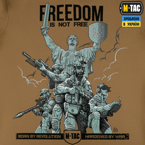 M-TAC КОФТА HOODIE FREEDOM COYOTE BROWN