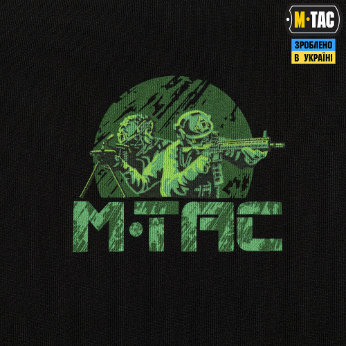 M-TAC КОФТА HOODIE ПЛІЧ-О-ПЛІЧ OVERSIZE HARD BLACK