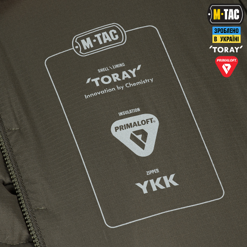 M-TAC КУРТКА JARL PRIMALOFT OLIVE