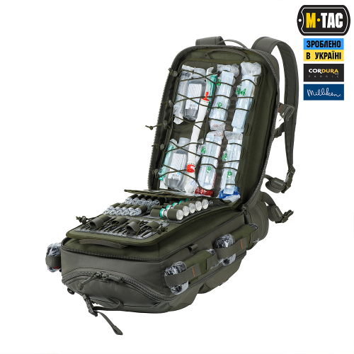 M-TAC РЮКЗАК БОЕВОГО МЕДИКА ELITE RANGER GREEN