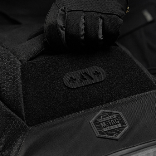 M-TAC НАШИВКА ГРУПА КРОВІ +A+ НАСКРІЗНА LASER CUT BLACK