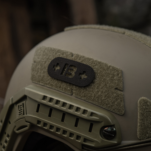 M-TAC НАШИВКА ГРУПА КРОВІ +B+ НАСКРІЗНА LASER CUT BLACK