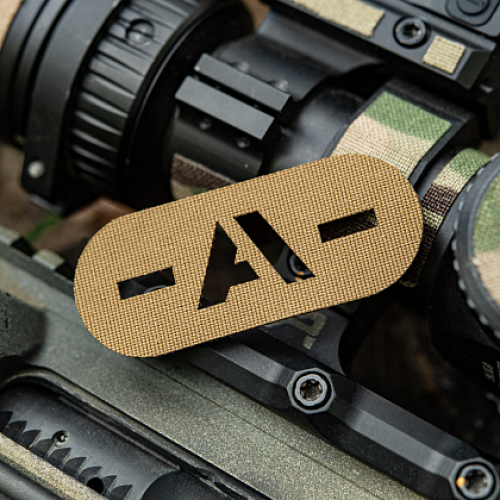 M-TAC НАШИВКА ГРУПА КРОВІ -A- НАСКРІЗНА LASER CUT COYOTE