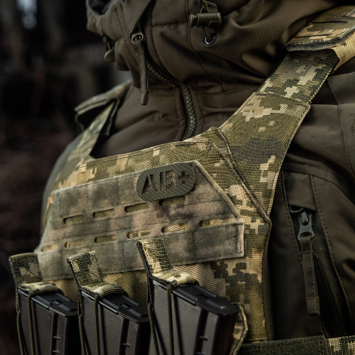 M-TAC НАШИВКА ГРУПА КРОВІ AB+ НАСКРІЗНА LASER CUT RANGER GREEN
