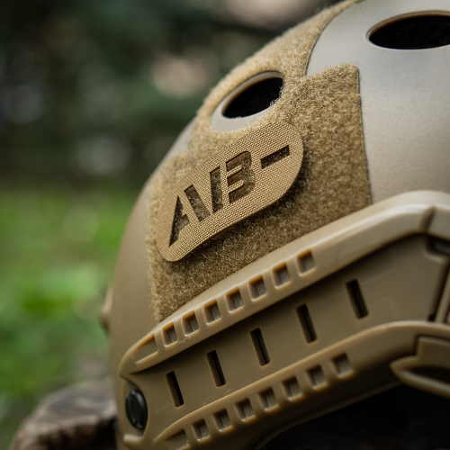 M-TAC НАШИВКА ГРУПА КРОВІ AB- НАСКРІЗНА LASER CUT COYOTE