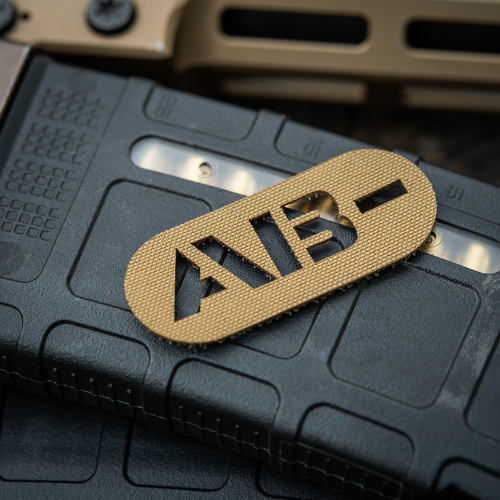 M-TAC НАШИВКА ГРУПА КРОВІ AB- НАСКРІЗНА LASER CUT COYOTE