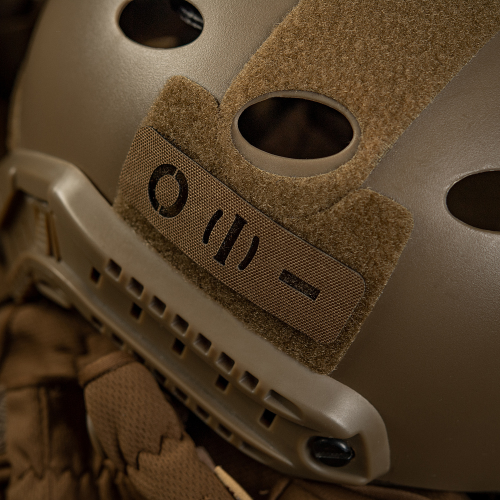 M-TAC НАШИВКА ГРУППА КРОВИ O (I) - СКВОЗНАЯ LASER CUT 25Х80 COYOTE