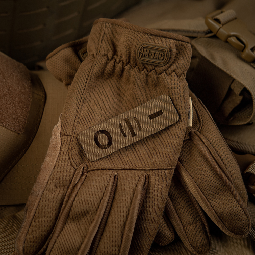 M-TAC НАШИВКА ГРУППА КРОВИ O (I) - СКВОЗНАЯ LASER CUT 25Х80 COYOTE