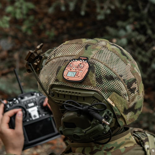 M-TAC НАШИВКА ПУЛЬТ FPV РОЗОВЫЙ (PVC)