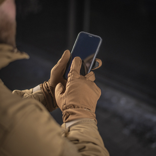 M-TAC ПЕРЧАТКИ ДЕМИСЕЗОННЫЕ SOFT SHELL COYOTE