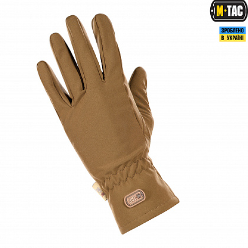 M-TAC ПЕРЧАТКИ ДЕМИСЕЗОННЫЕ SOFT SHELL COYOTE