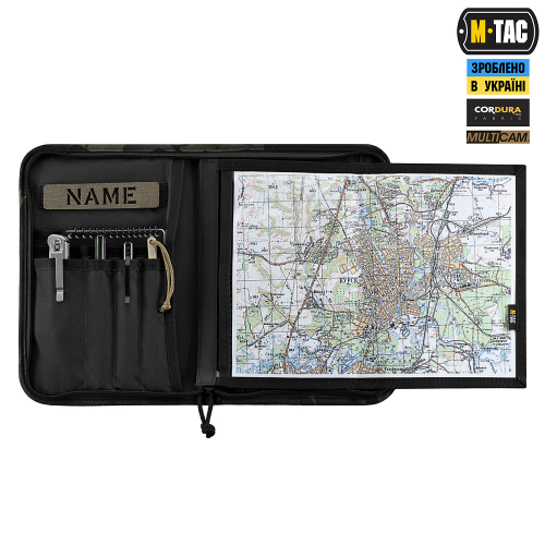 M-TAC ПЛАНШЕТ-ОРГАНАЙЗЕР А5 ELITE MULTICAM BLACK