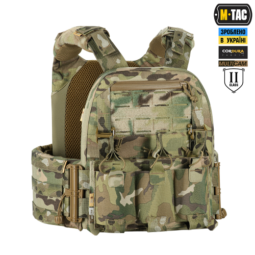 M-TAC ПЛИТОНОСКА CUIRASS ELITE 2 КЛАСС ЗАЩИТЫ (РАЗМЕР ПЛИТЫ M) MULTICAM