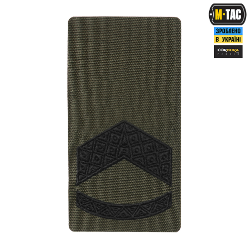 M-TAC ПОГОН НА ЛИПУЧКЕ ШТАБ-СЕРЖАНТ (ВИШИВКА) RANGER GREEN