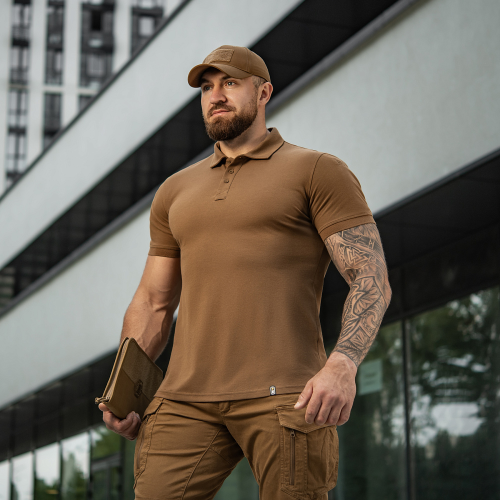 M-TAC ПОЛО BASIC 65/35 COYOTE BROWN