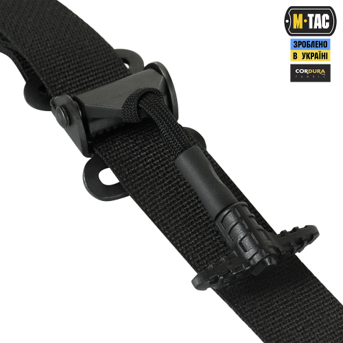 M-TAC РЕМІНЬ ЗБРОЙОВИЙ УНІВЕРСАЛЬНИЙ BLACK