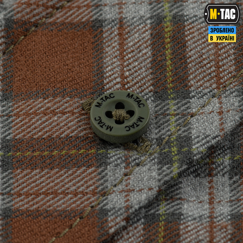 M-TAC СОРОЧКА LUMBERJACK COTTON SHIRT BROWN/GREY