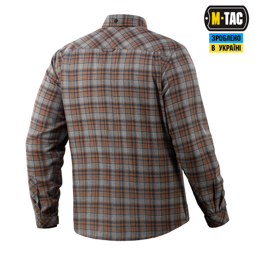M-TAC СОРОЧКА LUMBERJACK MERINO COLD WEATHER GRAY/BROWN