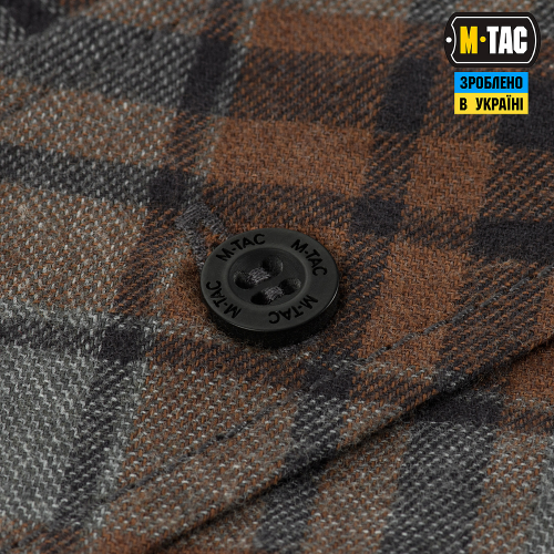 M-TAC СОРОЧКА LUMBERJACK MERINO COLD WEATHER GRAY/BROWN