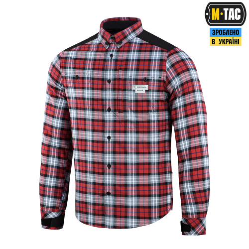 M-TAC СОРОЧКА REDNECK COTTON SHIRT ПОВЕРНИСЬ ЖИВИМ RED