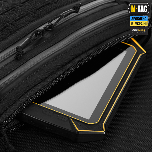 M-TAC СУМКА ADMIN BAG LARGE ELITE З ЛИПУЧКОЮ BLACK