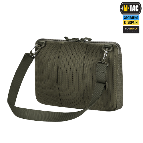 M-TAC СУМКА ADMIN BAG LARGE ELITE С ЛИПУЧКОЙ HEX RANGER GREEN