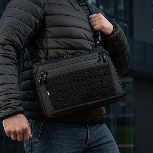 M-TAC СУМКА ADMIN BAG LARGE X-PAC ELITE З ЛИПУЧКОЮ BLACK