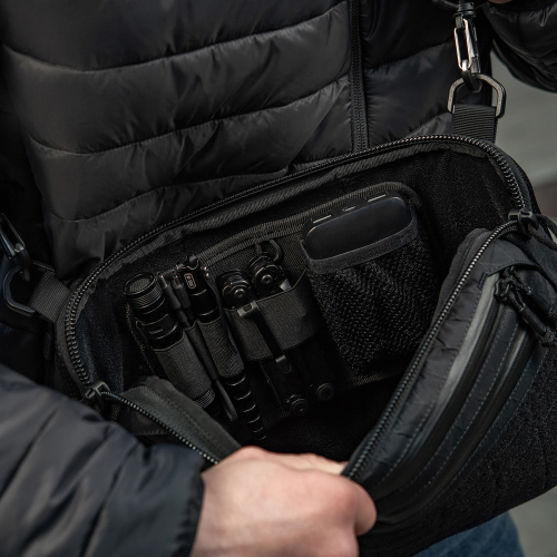 M-TAC СУМКА ADMIN BAG LARGE X-PAC ELITE З ЛИПУЧКОЮ BLACK