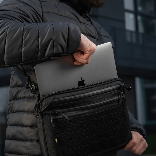 M-TAC СУМКА ADMIN BAG LARGE X-PAC ELITE З ЛИПУЧКОЮ BLACK