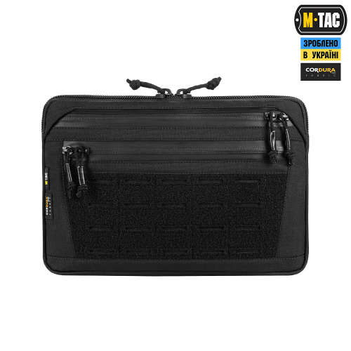 M-TAC СУМКА ADMIN BAG MEDIUM ELITE З ЛИПУЧКОЮ BLACK