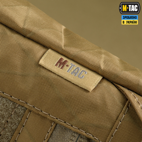 M-TAC СУМКА ADMIN BAG MEDIUM X-PAC ELITE З ЛИПУЧКОЮ COYOTE